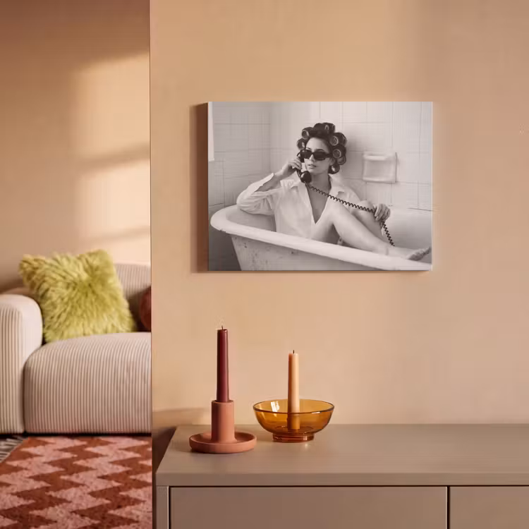 Acoustic Felt - Bath - Woman - Black - White — 2
