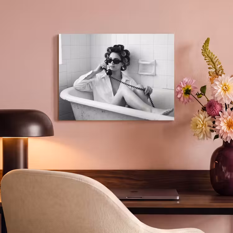 Acoustic Felt - Bath - Woman - Black - White — 4