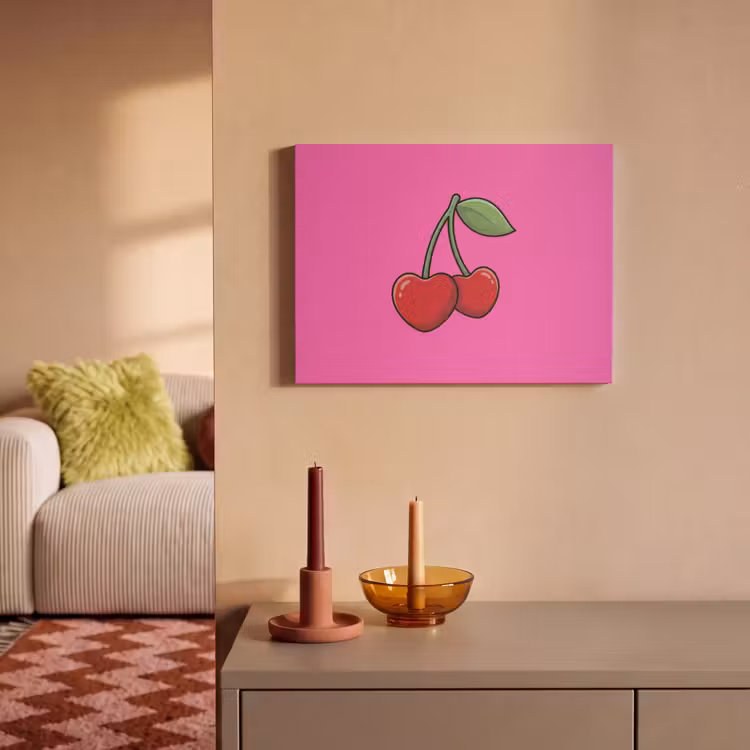Acoustic Felt - Cherry - Pink - Fruit — 2