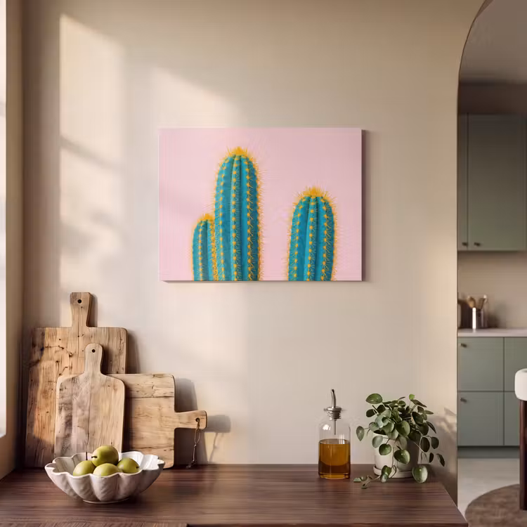 Acoustic Felt - Cacti - Modern - Pastel — 3