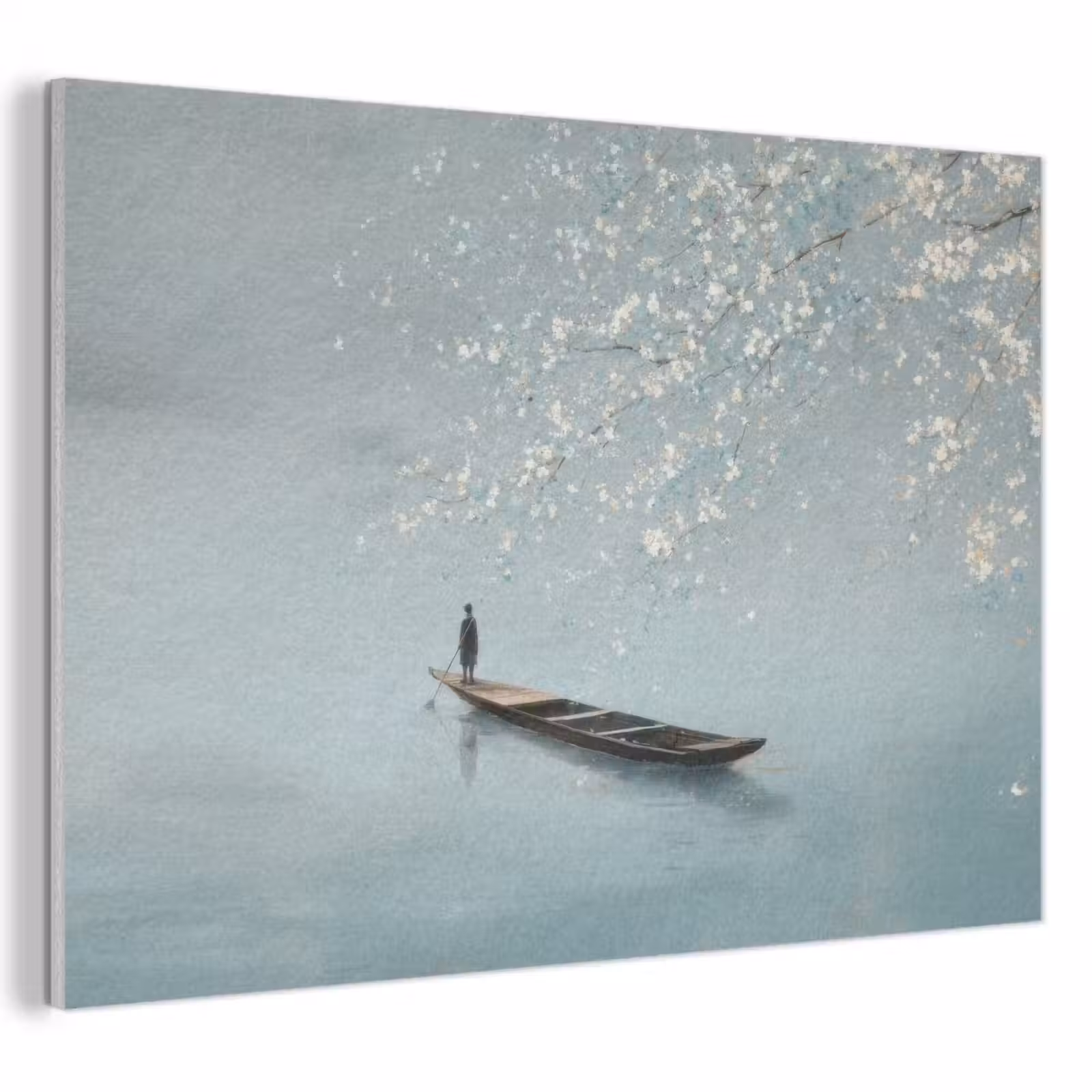 Acoustic Felt - Blossoms - Minimalist - Water surface - Boat — 1