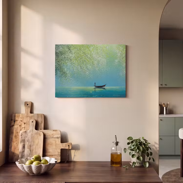 Acoustic Felt - Boat - Water - Leaves - Blossoms — 3