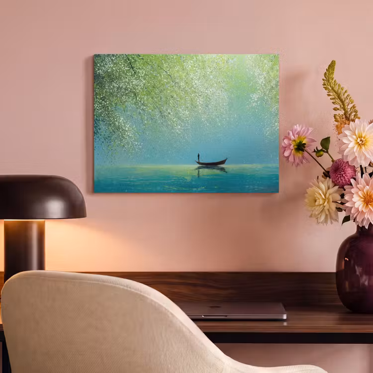 Acoustic Felt - Boat - Water - Leaves - Blossoms — 4