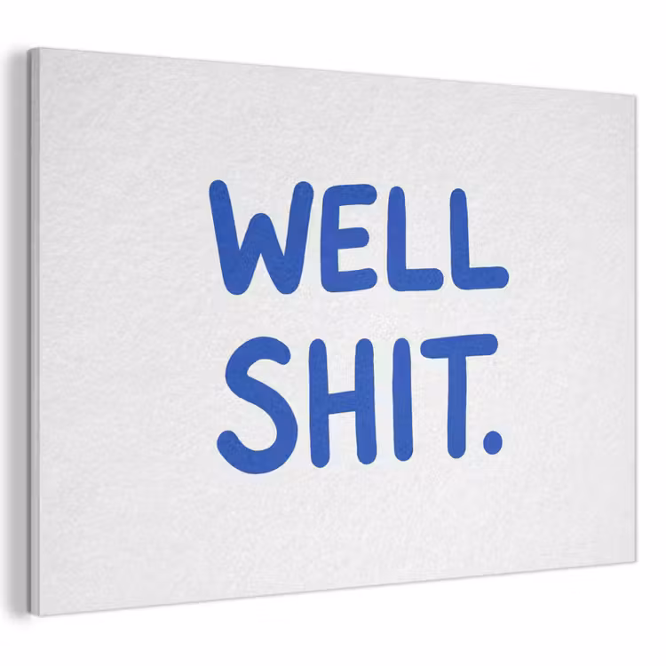 Acoustic Felt - Blue - Quote - White — 1