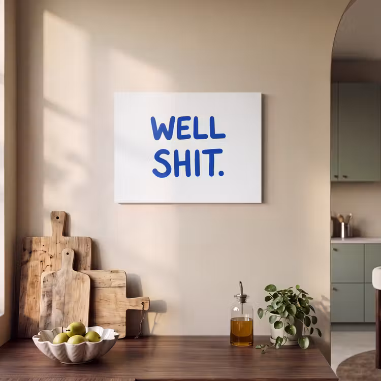 Acoustic Felt - Blue - Quote - White — 3