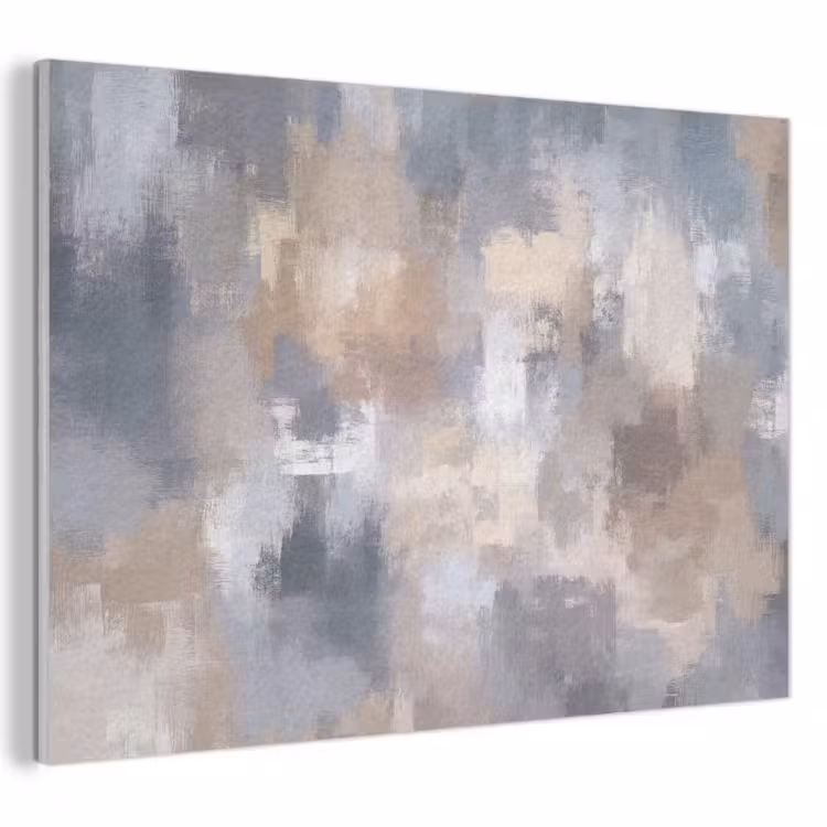 Acoustic Felt - Brushstrokes - Painting - Beige — 1