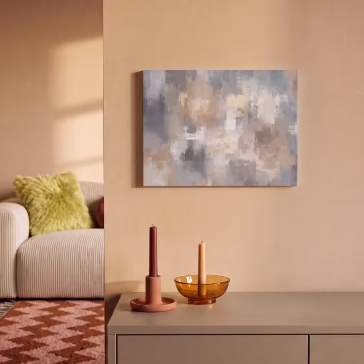 Acoustic Felt - Brushstrokes - Painting - Beige — 2
