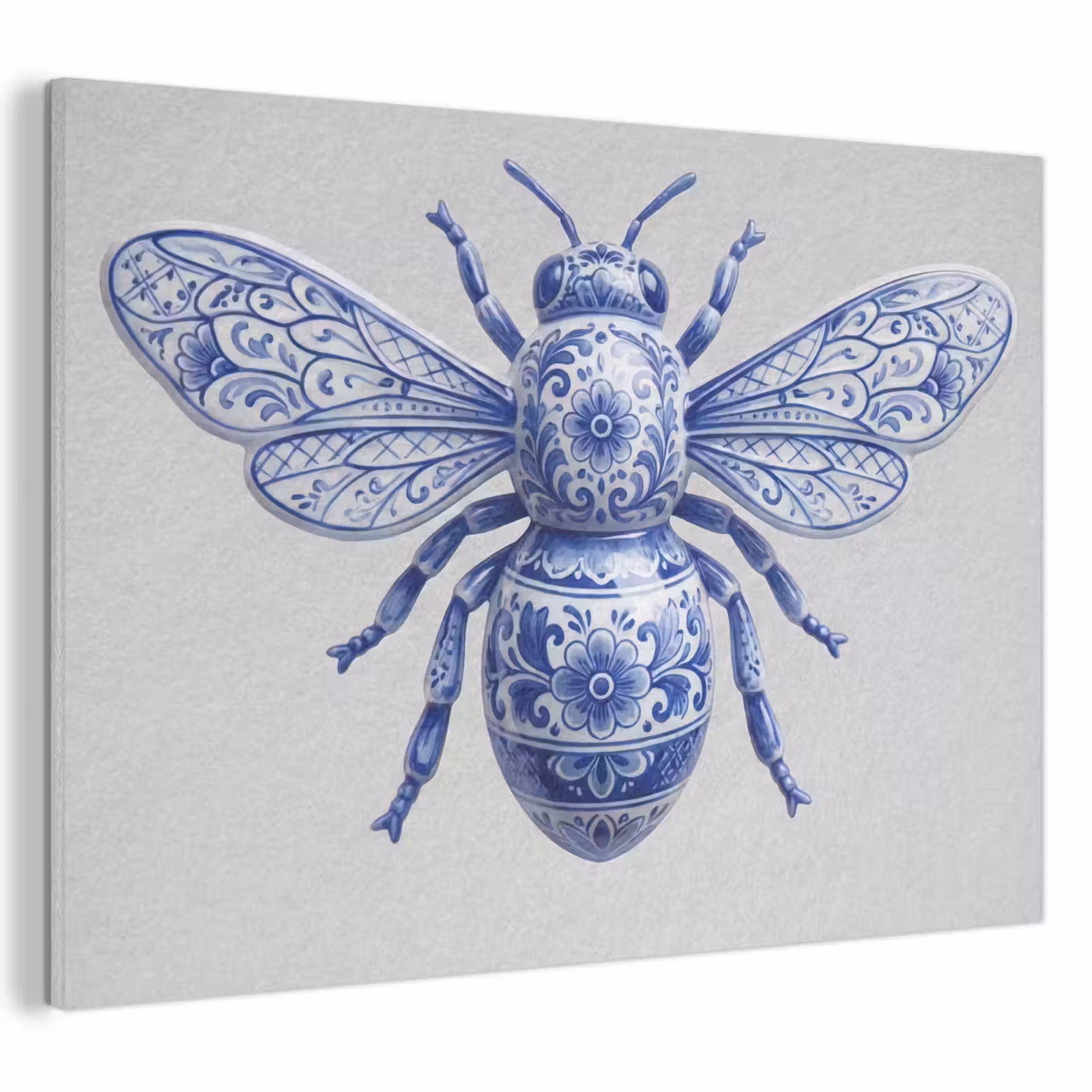 Acoustic Felt - Bee - Modern - Delft - Blue — 1