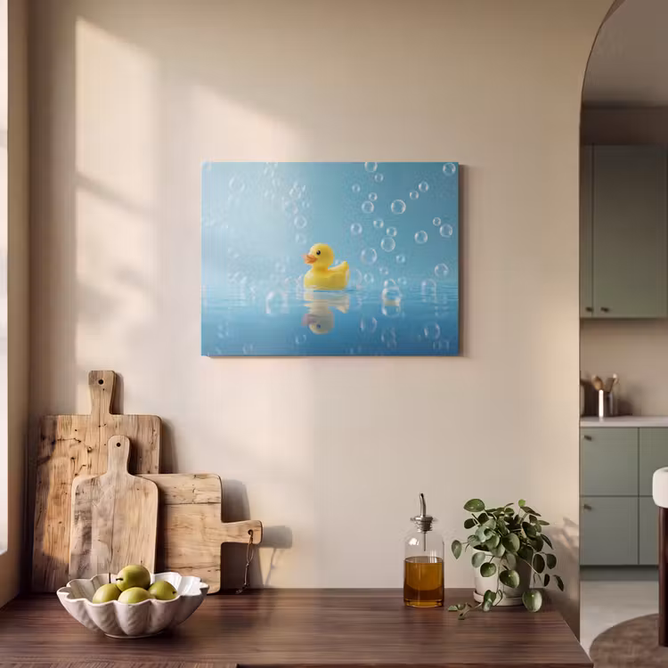 Acoustic Felt - Bubbles - Rubber duck - Yellow — 3