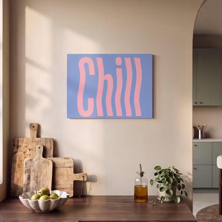 Acoustic Felt - Chill - Pink - Blue - Wavy — 3