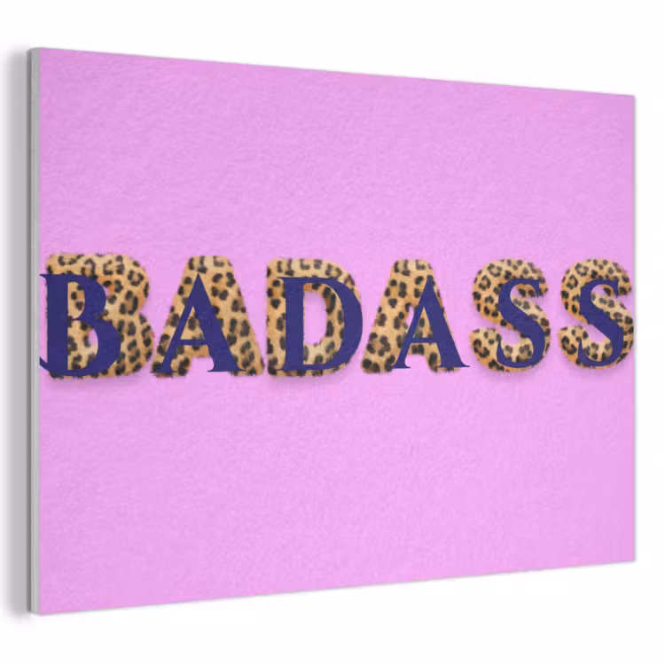 Acoustic Felt - Bright pink - Badass - Panther print - Shade — 1