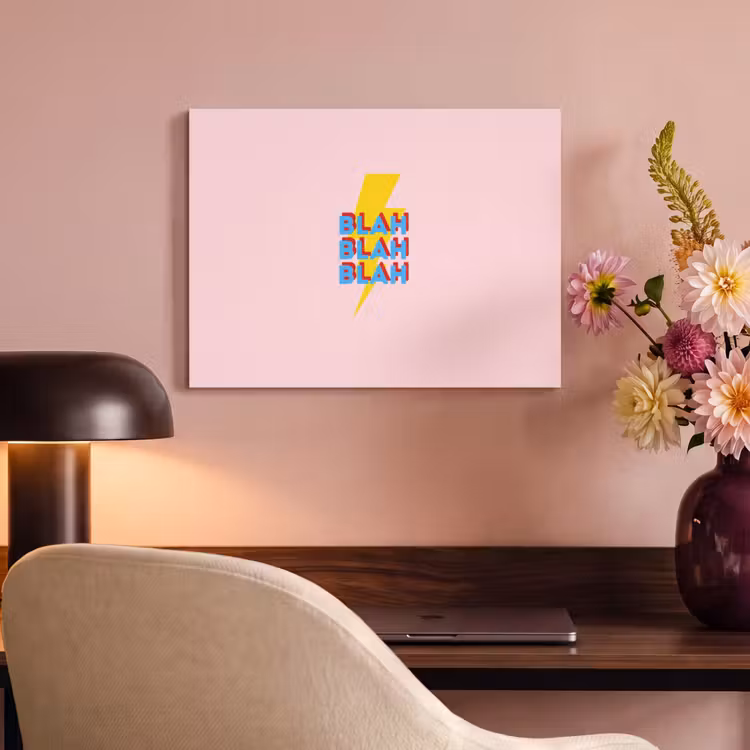 Acoustic Felt - Blah - Lightning - Pink — 4