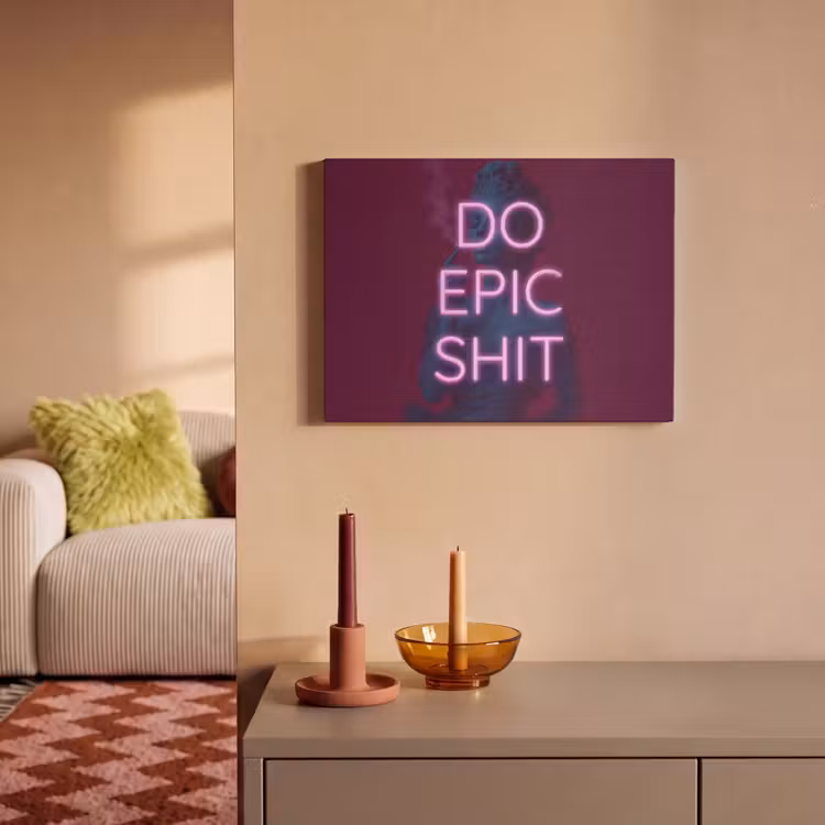 Acoustic Felt - Bust - Neon - LED - Letters — 2