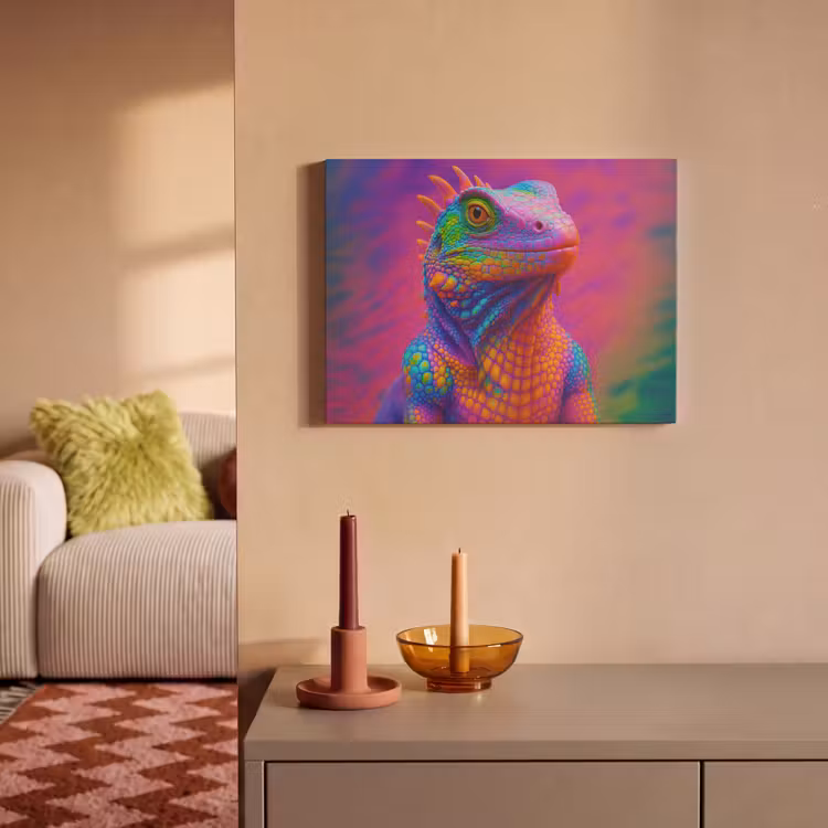 Acoustic Felt - Chameleon - Animals - Neon - Color — 2