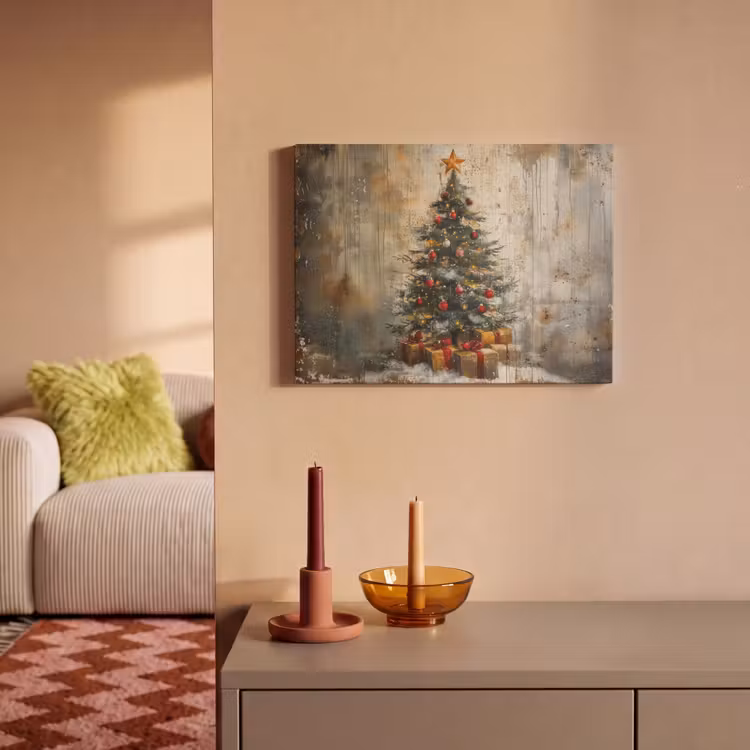 Acoustic Felt - Christmas tree - Vintage - Christmas - Gift — 2