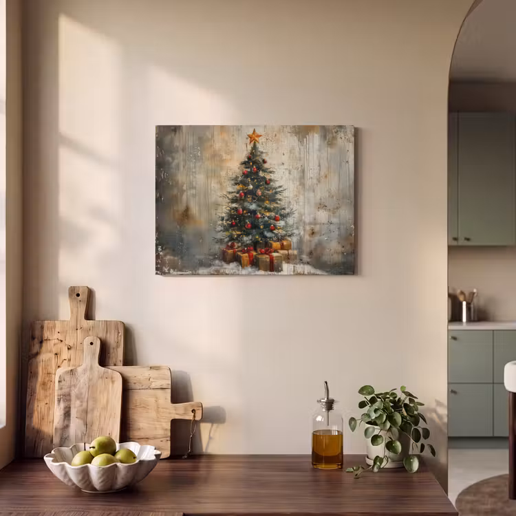 Acoustic Felt - Christmas tree - Vintage - Christmas - Gift — 3