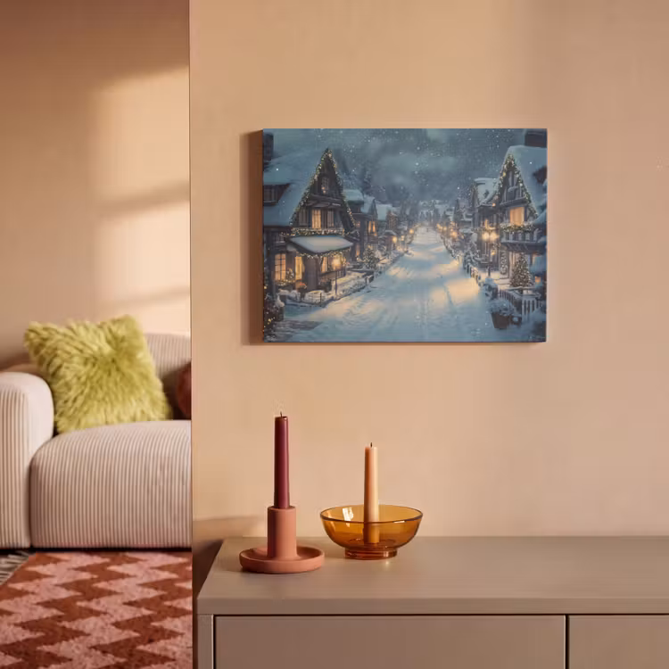 Acoustic Felt - Christmas Village - Christmas - Snow - Winter — 2