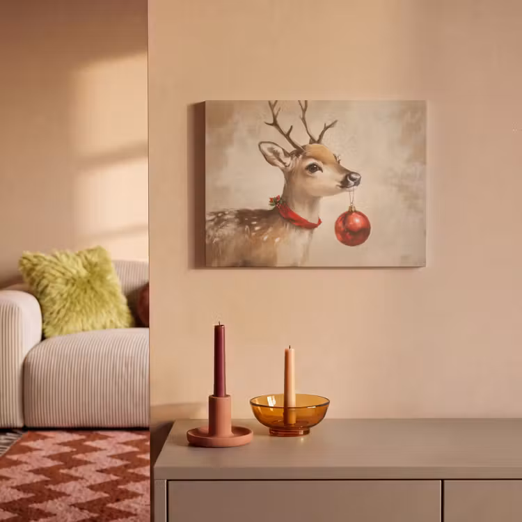 Acoustic Felt - Christmas - Deer - Antlers - Christmas ball - Reindeer — 2