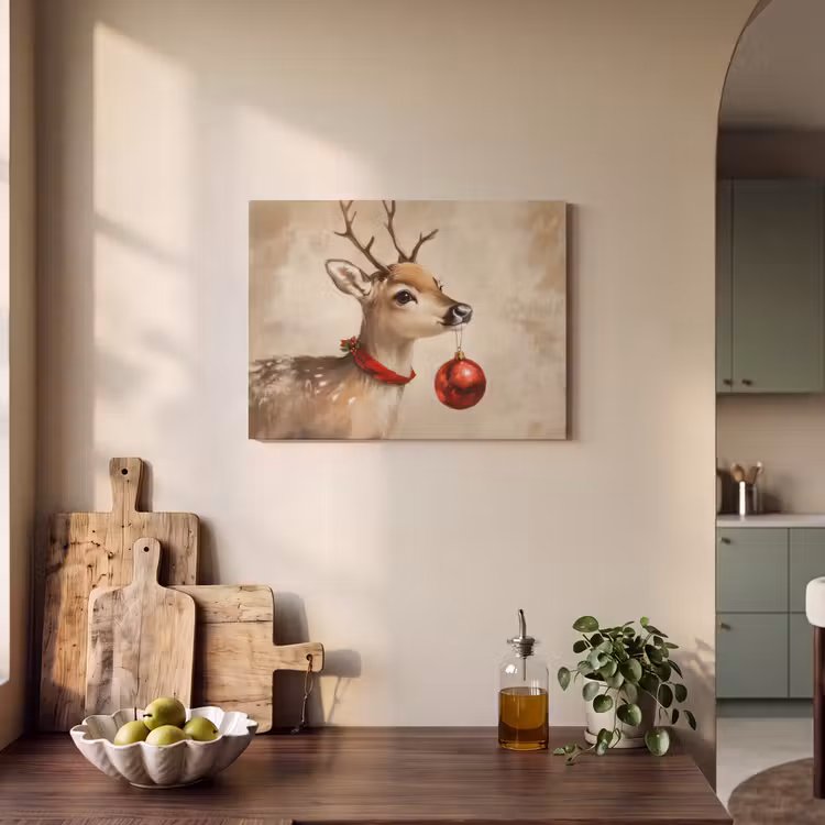 Acoustic Felt - Christmas - Deer - Antlers - Christmas ball - Reindeer — 3