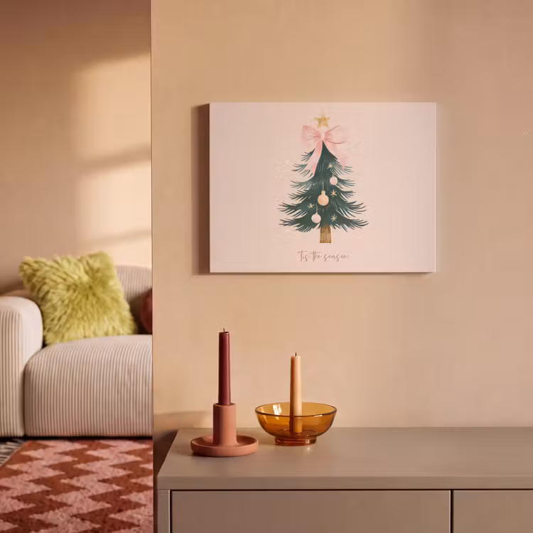 Acoustic Felt - Christmas Season - Christmas - Christmas tree - Pink — 2