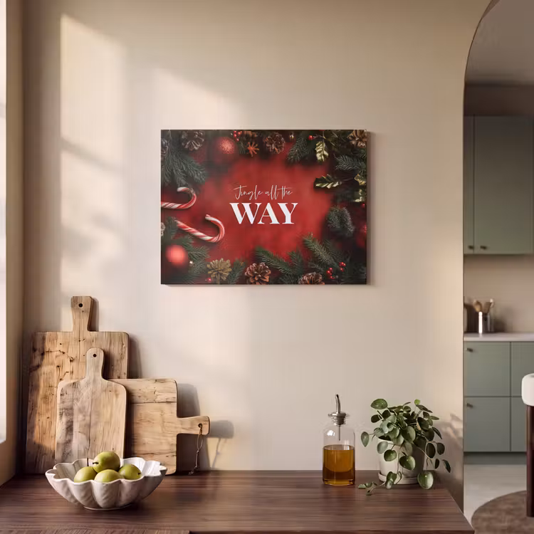 Acoustic Felt - Christmas - Quote - Red - Christmas baubles — 3