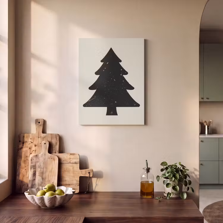 Acoustic Felt - Christmas tree - Black Christmas tree - Tree - Japandi — 3