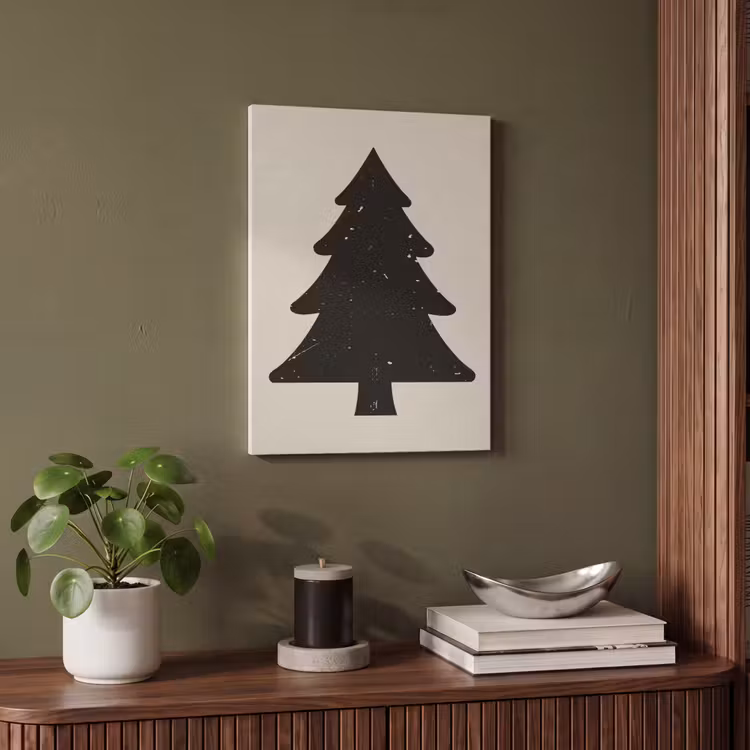 Acoustic Felt - Christmas tree - Black Christmas tree - Tree - Japandi — 4