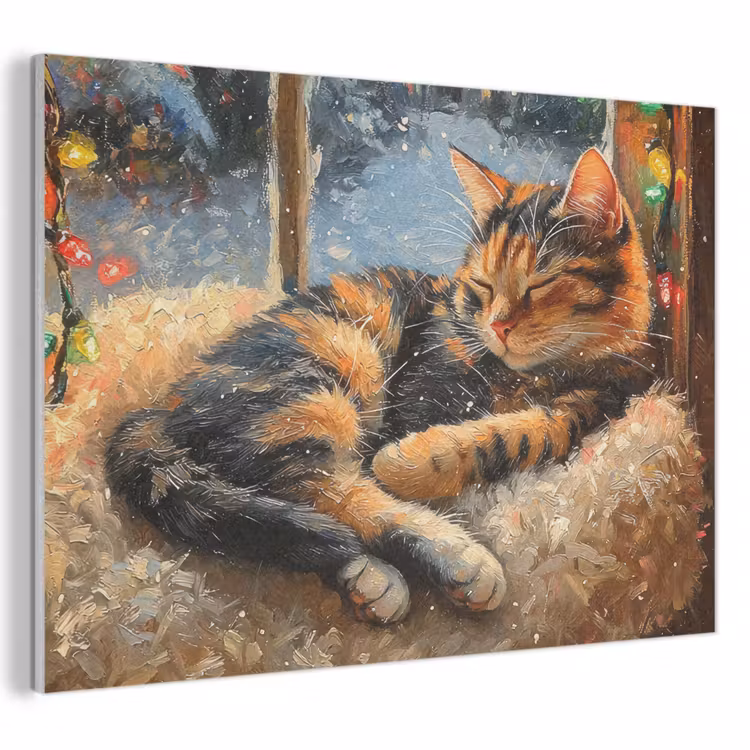 Acoustic Felt - Cat - Christmas - Winter - Animal — 1