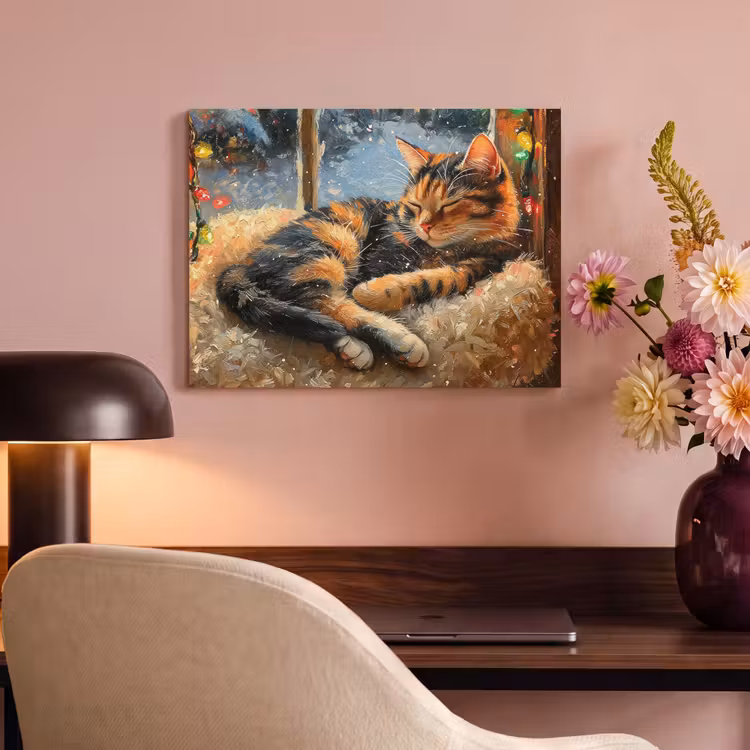 Acoustic Felt - Cat - Christmas - Winter - Animal — 4