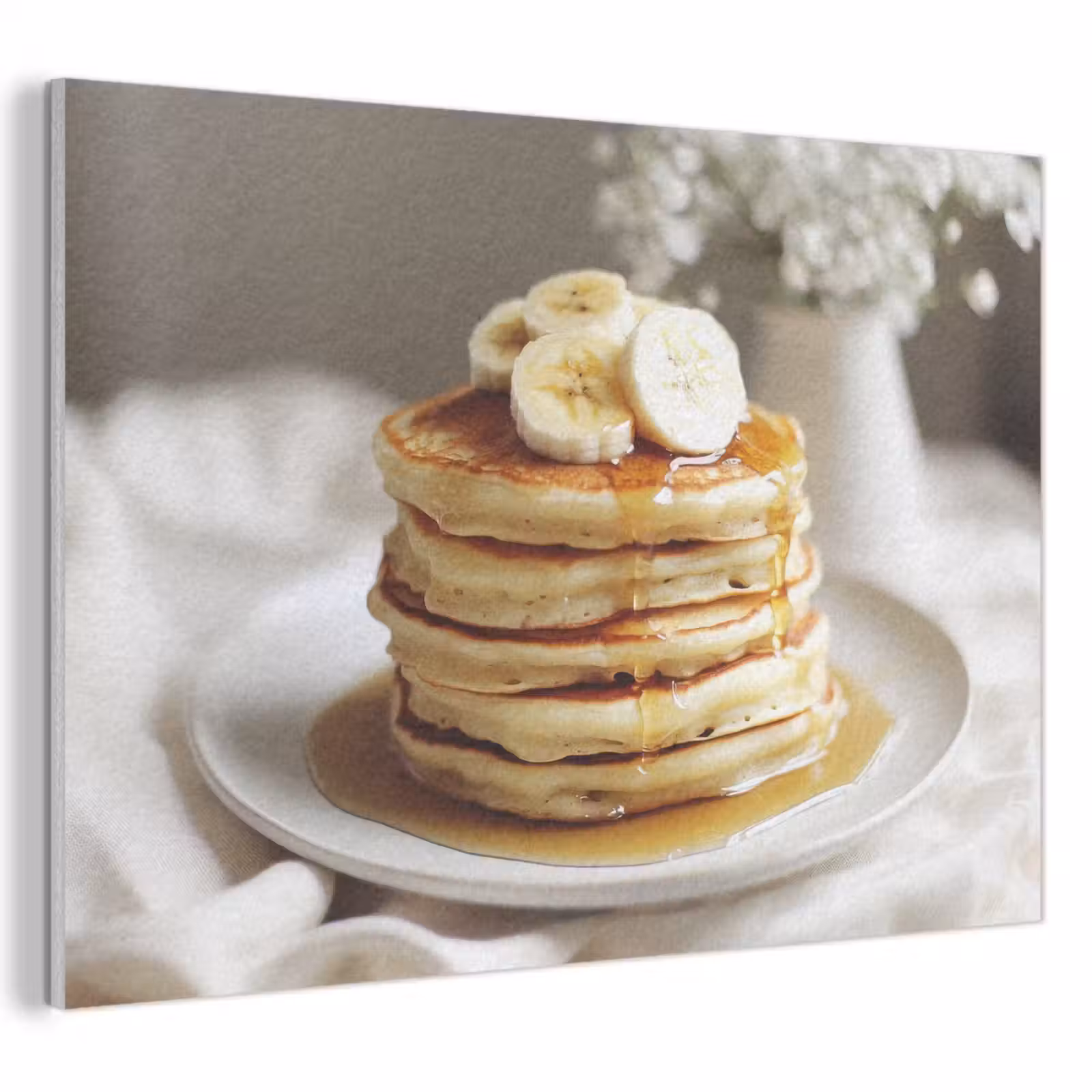Acoustic Felt - Pancakes - Banana - Syrup - White - Beige — 1