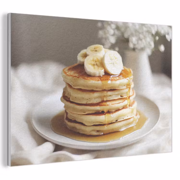 Acoustic Felt - Pancakes - Banana - Syrup - White - Beige — 1