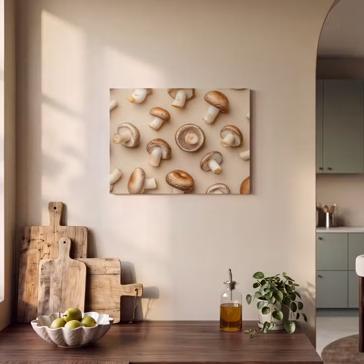 Acoustic Felt - Chestnut Mushrooms - Beige — 3