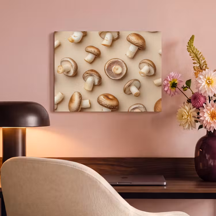 Acoustic Felt - Chestnut Mushrooms - Beige — 4