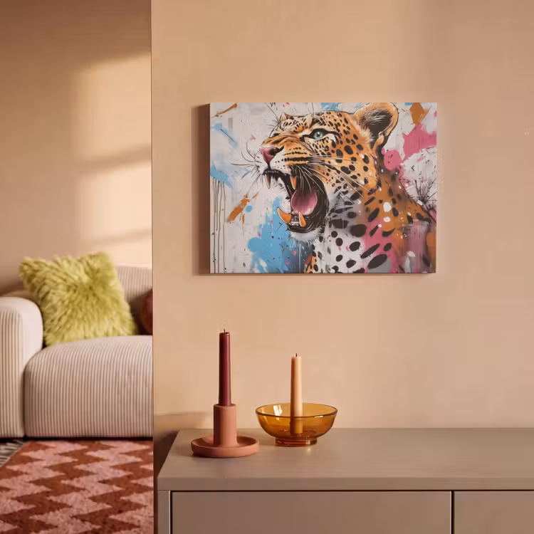Acoustic Felt - Abstract - Leopard - Colorful — 2