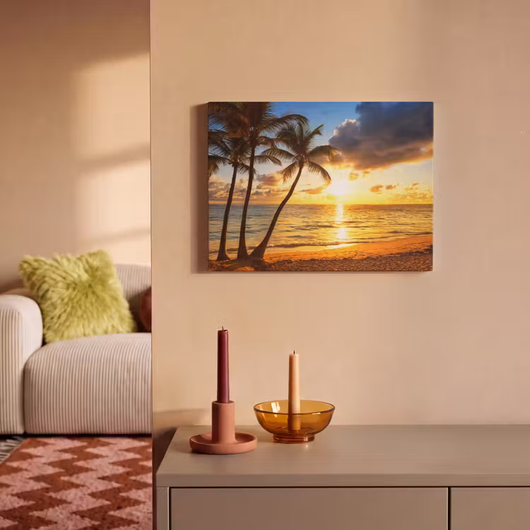Acoustic Felt - Beach - Horizon - Sunset - Palm tree - Sea — 2