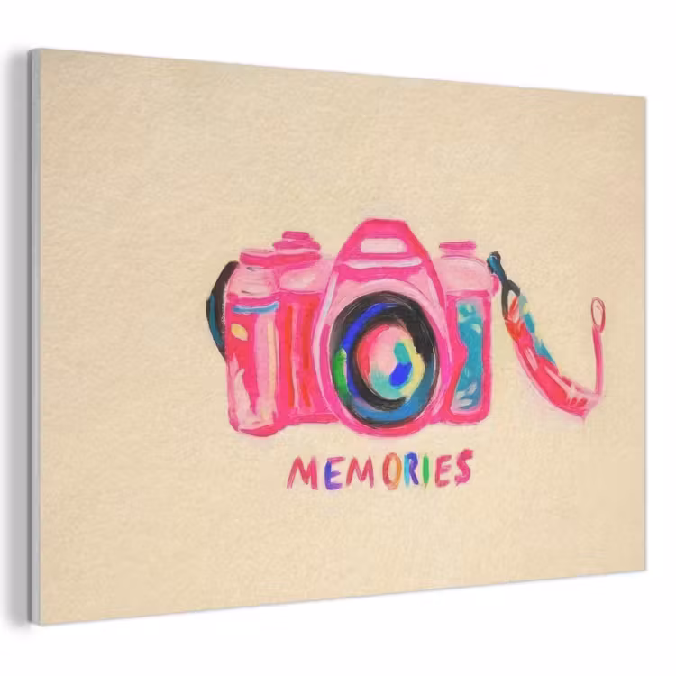 Acoustic Felt - Camera - Memories - Pink - Painted — 1