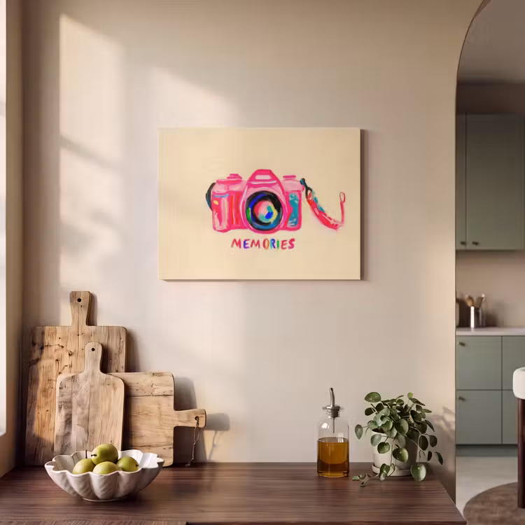 Acoustic Felt - Camera - Memories - Pink - Painted — 3