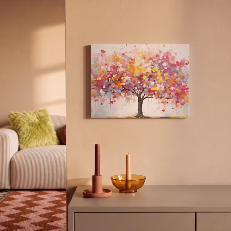 Acoustic Felt - Watercolor - Tree - Art - Abstract — 2