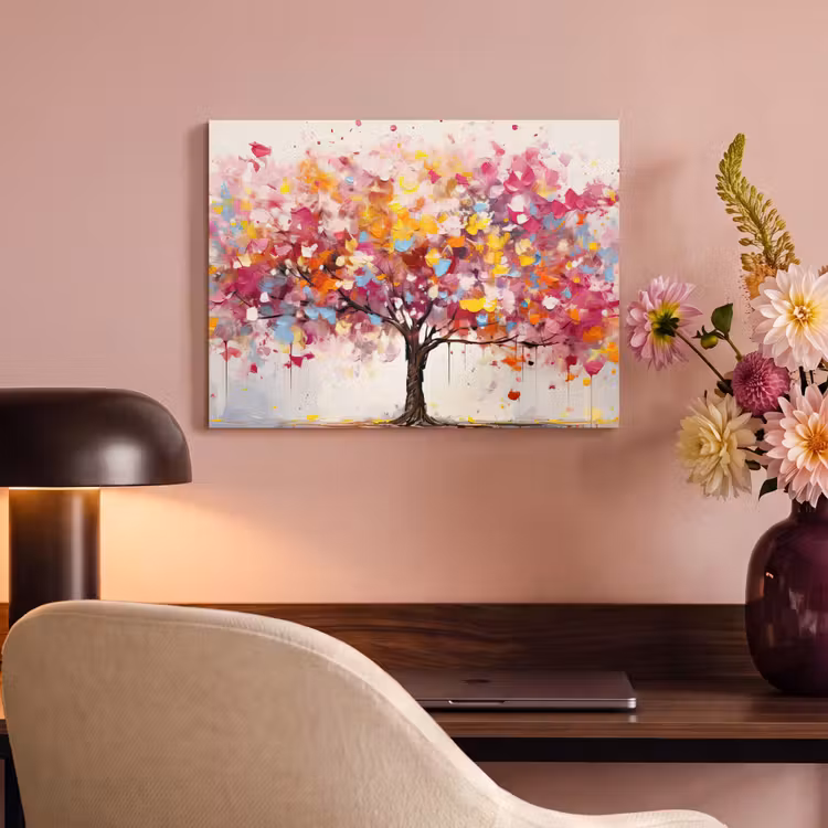 Acoustic Felt - Watercolor - Tree - Art - Abstract — 4