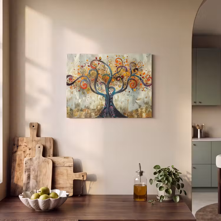 Acoustic Felt - Art - Tree of Life - Botanical - Abstract — 3