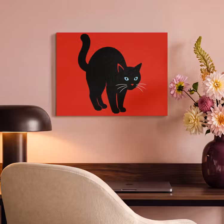 Acoustic Felt - Cat - Black - Tail — 4