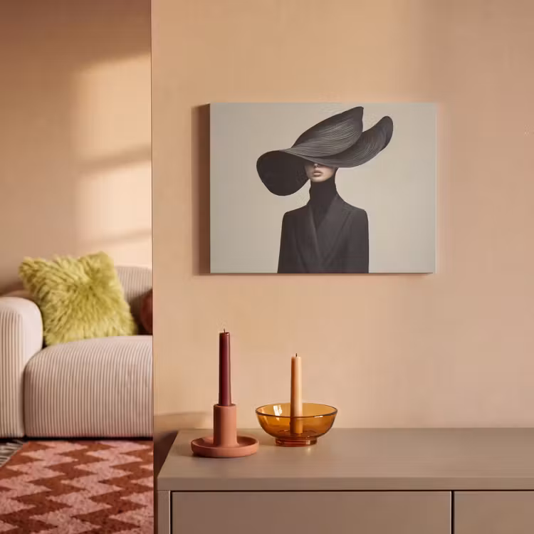 Acoustic Felt - Black - Woman - Hat — 2