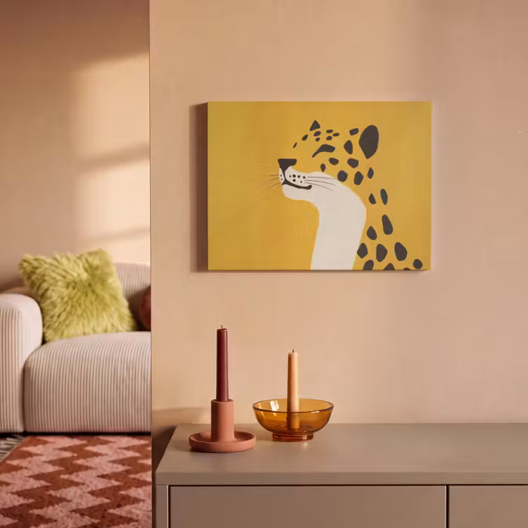 Acoustic Felt - Cheetah - Illustration - Yellow — 2