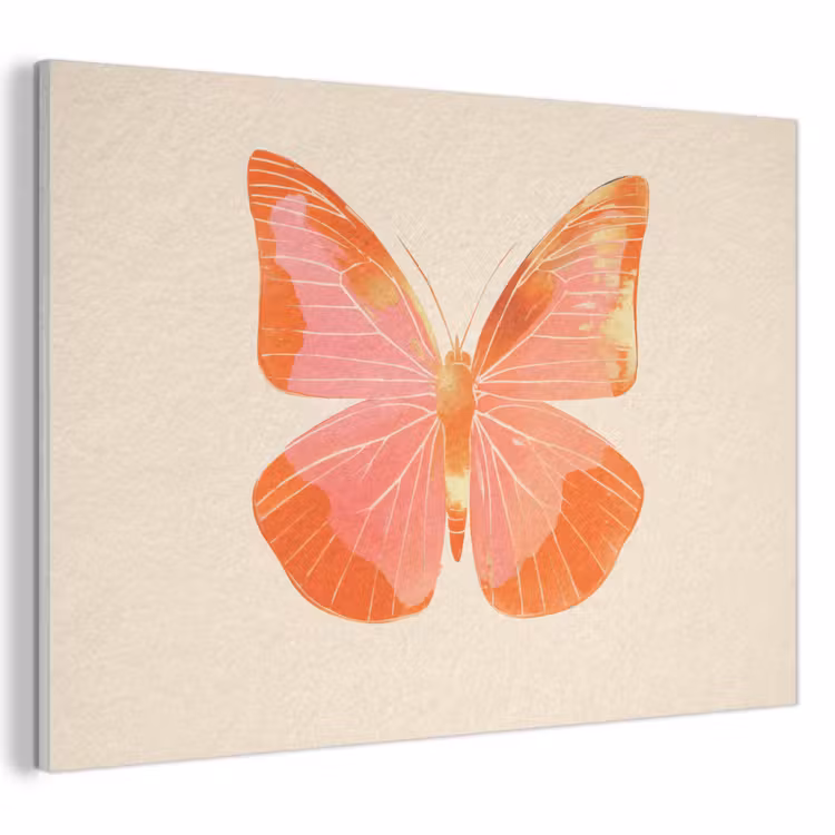 Acoustic Felt - Butterfly - Minimalist - Pink — 1