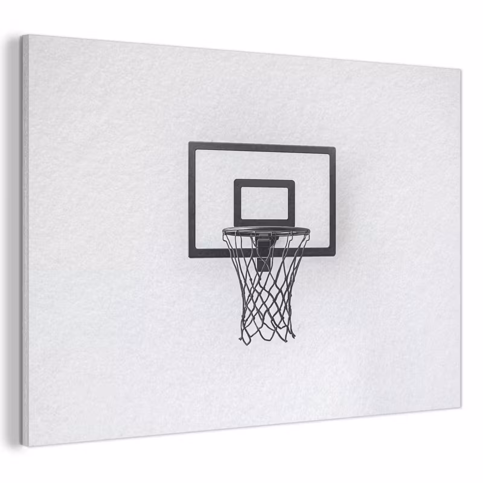 Acoustic Felt - Basketball Board - Minimalist - Black — 1