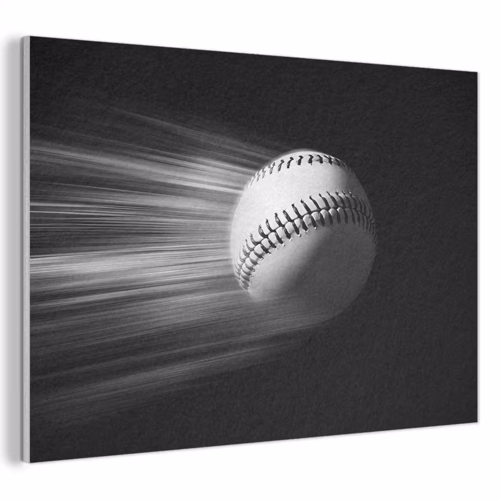 Acoustic Felt - Baseball - White - Flies — 1