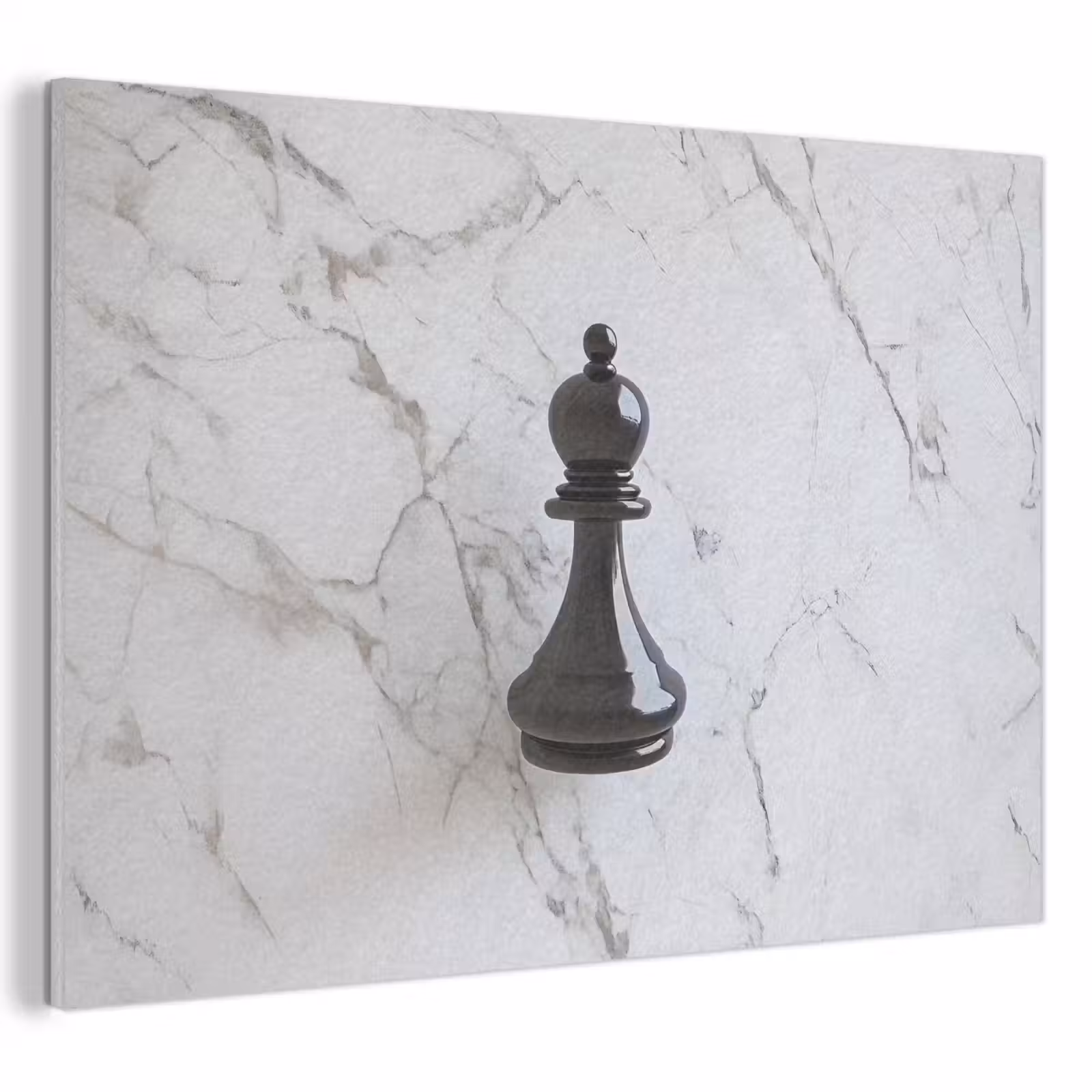 Acoustic Felt - Chess piece - Bishop - Black - Marble — 1