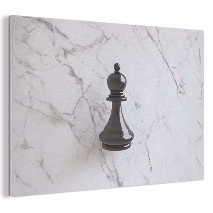 Acoustic Felt - Chess piece - Bishop - Black - Marble — 1