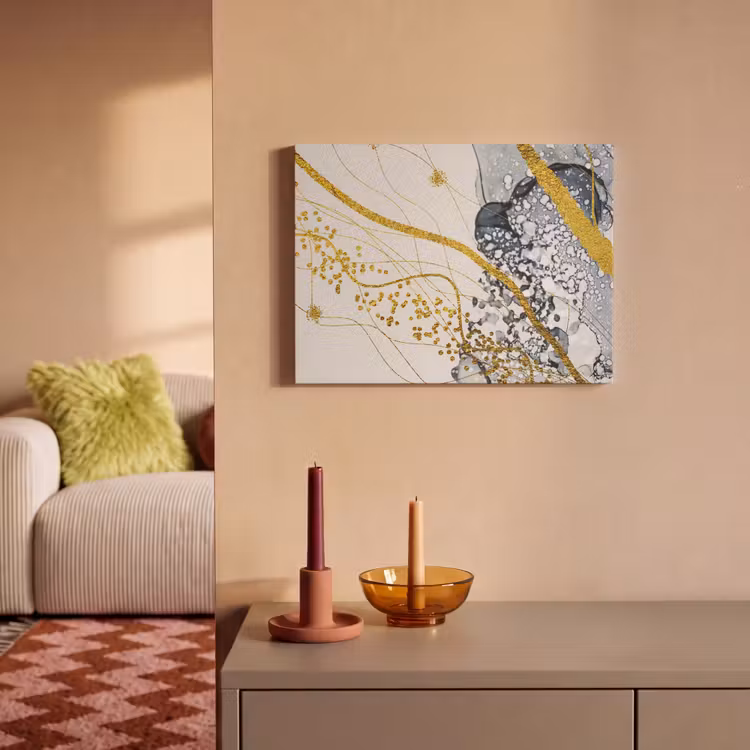Acoustic Felt - Abstract - Gold - Nature - Art — 2