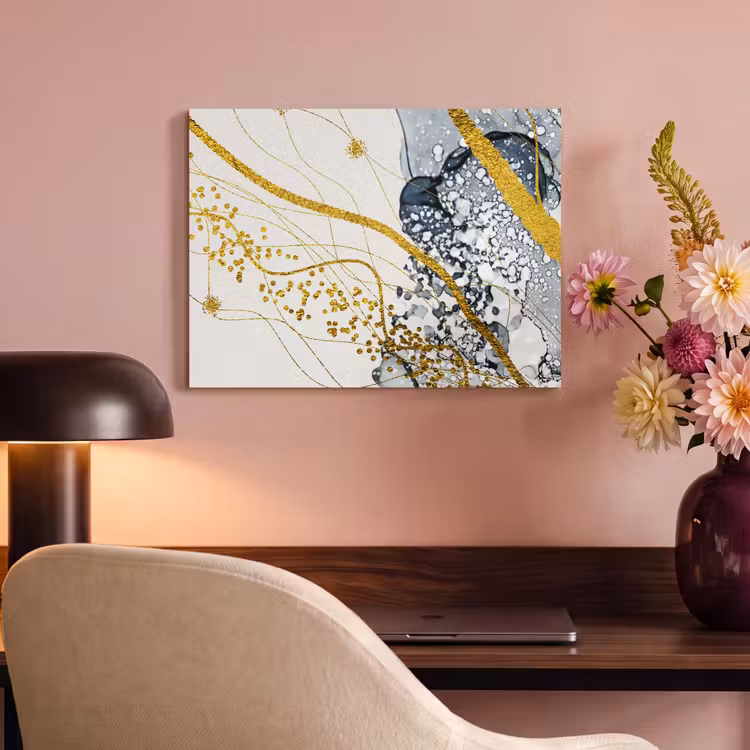 Acoustic Felt - Abstract - Gold - Nature - Art — 4
